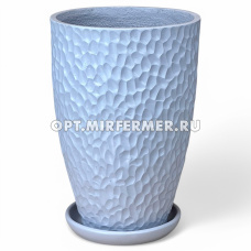 Саванна высокий горшок с поддоном d40 h58см светлый серый Саванна высокий горшок с поддоном d40 h58см светлый серый