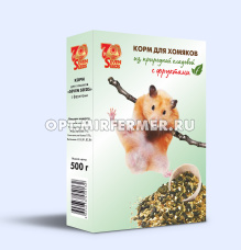 Корм д/хомяков с фруктами 500г SEVEN SEENDS (Семь семян)/12