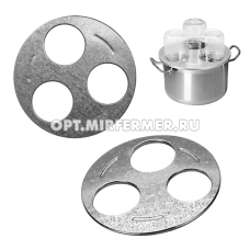 Стерилизатор д/банок d-82 трехместный метал 5/80