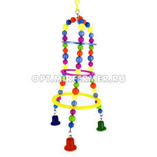 Игрушка д/птиц Конус из бусин Бриллиант 1/32