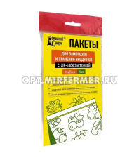Пакеты для заморозки 18*25см с застежкой зиплок (уп. 15шт) /45 ДС