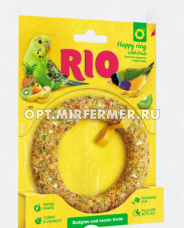 Лакомства д/попугаев волнистых и экзотов колечко 1*80г RIO (РИО) 1/8