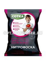 Нитрофоска 1кг Сотка мин.удобр. (NРК-10:10:10) 12/1092 Рус