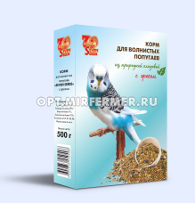 Корм д/попугаев волнистых с орехом 500г SEVEN SEEDS (Семь семян) 2/12