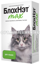 ВетА Капли д/кошек БЛОХНЭТ MAX 1мл от блох, клещей, вшей/20