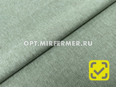 Скатерть тканевая с PU Покрытием "Нежный лен" 110*140 зеленый