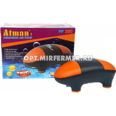 Компрессор воздушный Atman PP-200 до 150л, 150 л/ч, нерегулируемый, супертихий