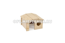 Домик дерев д/грызунов мелких ECO Сарай 13*13*h9см 1/1