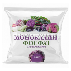 Монокалийфосфат 0,5кг с микроэлементами (PК-52:34) 5/40/1400 НГА