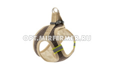 Шлейка жилетка текстиль 4-х сл. ДАРЭЛЛ Адам-РОГОЖКА XXL об.гр. 50-55см, утепл+светоотраж. 1/1