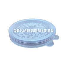 Крышка п/э для горячего закрытия d-82 Лайт прозрачная 50/200