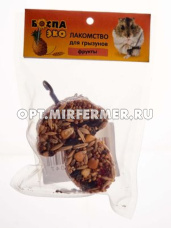 Лакомства д/грызунов Грибок фрукты 40г БОСПА ЭКО 2/50