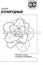 Салат Изумрудный листовой 0,5г Ср (Гавриш) б/п 20/800